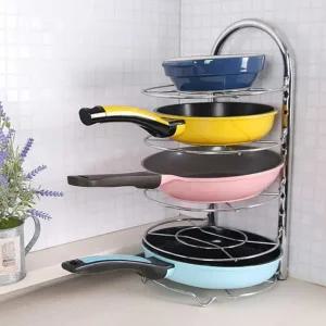 주방 후라이팬 꾸미기 하부장 냄비 부엌 정리대 신혼