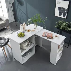 [아우트]주방가구 기역자 확장형 아일랜드 RZ0202