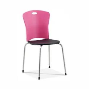 [아우트]카페 식당 대기 의자 책상 원사출(핑크)