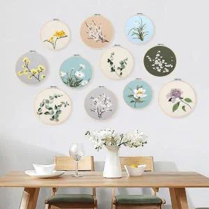 [골드스마일]프랑스 꽃 자수 수예 도구 취미 명화 만들기