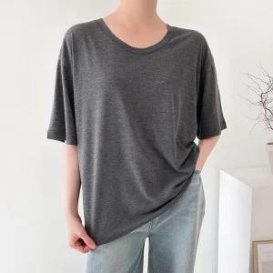 빅사이즈 509 시원한베이직반팔티셔츠 DLDV190