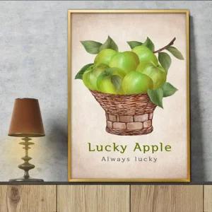 사과그림 액자 A3 3APP6 풍수그림 돈들어오는 풍수그림 풍수인테리어 풍수 부자되는그림