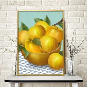 사과그림 액자 A3 2APP4 풍수그림 돈들어오는 풍수그림 풍수인테리어 풍수 부자되는그림