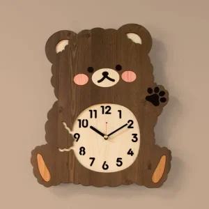 무소음 운 개업선물 디자인 집들이 벽걸이 캐릭터 AA건전지