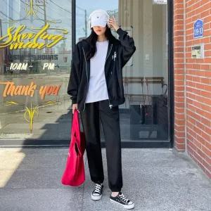 [핑크시슬리] SET/데이스 후드집업 조거 트레이닝세트