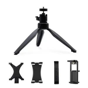 SMJ SM-3038 미러리스 카메라 볼헤드 태블릿거치대 세트 미니삼각대