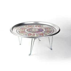 밥상 다과상 술상 찻상 옛날 양은 밥상 교자상 42CM_23140688