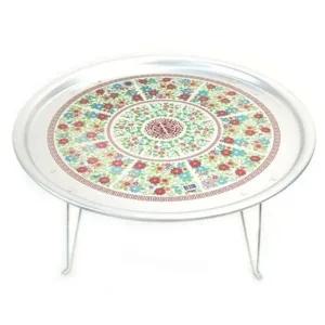 양은 밥상 찻상 다과상 원형 밥상 레트로 밥상 47cm_23149204