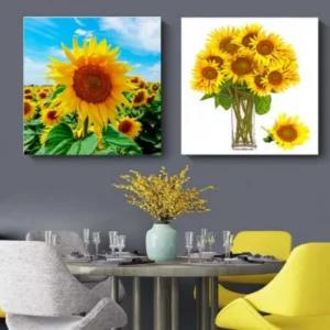 그림 해바라기 액자 개업 선물 인테리어용 금전운 (47660)