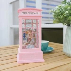 ksr 인어 공중전화박스 LED 워터볼 오르골 미니어처만들기 미니어처하우스 미니어처소품