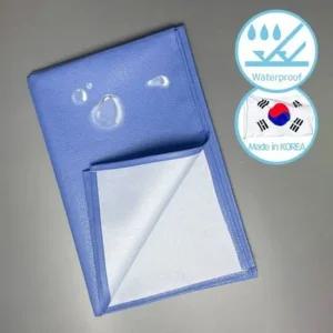 상쾌한 침대 방수 커버 블루90x130cm