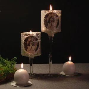 [콩심팥심]천사모양 촛대 식탁 테이블 장식 크리스마스 캔들 식탁촛대