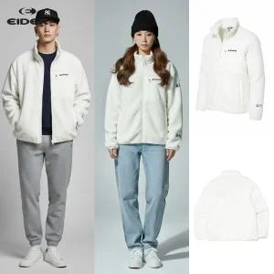 [백화점 출고] 아이더 플리스 남자 여성 네오 그리드 유니 자켓 크림 털 뽀글이 점퍼 후리스