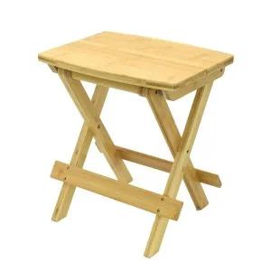 코매트 접이식 대나무 의자 간이 테이블 (WF41F58)