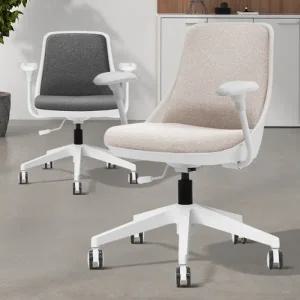 a32 바퀴의자 팔걸이 에펠 플라스틱사출 철제 상담실 카페 북유럽