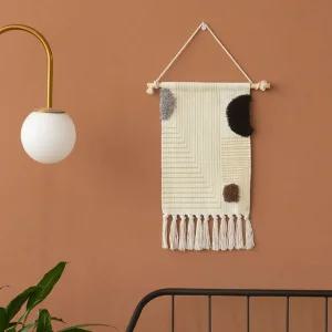 도트 패브릭 벽 장식 포스터 포인트 인테리어 태슬 벽장식 벽포스터 가리개