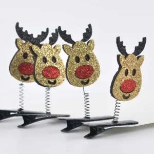 집게 크리스마스 머리핀 헤어악세사리 성탄장식 크리스마스장식 머리핀악세사리 크리스마스헤어핀 성탄절소