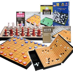 명인랜드 바둑판세트/장기/체스/자석바둑/바둑게임
