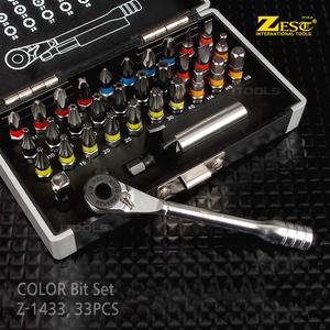 ZEST 제스트 미니 라쳇 세트/충전 드라이버 비트 세트 33PCS z-1433
