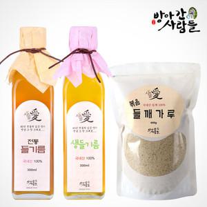 당일착유/국산100%/생들기름/들기름/들깨가루/생들