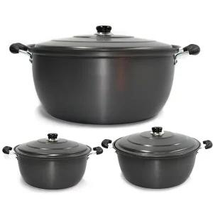 삼우 킹스타 경질국솥 24~42cm 업소용 곰솥 대형냄비