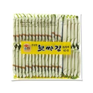 햇싹김/미니/도시락/김/8절/8매/40봉
