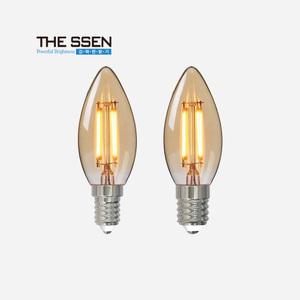 LED 전구 필라멘트 에디슨 촛대전구 4W 캔들 인테리어 조명