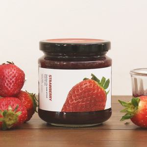 각원형300 300g 낱개 잼병 수제청 과일청 유리병