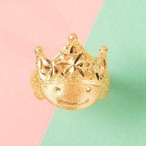 한돈 / 반돈 남자아이(왕자님) 순금 돌반지 [24k]