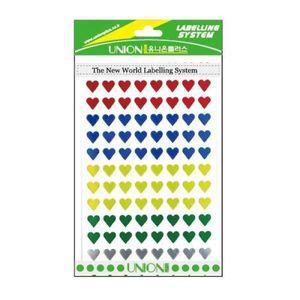 하트스티커(328-1/혼합)C344