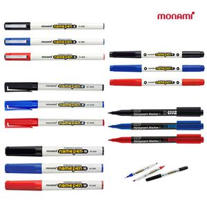 모나미 네임펜 X T M 트윈 생잉크 가는 중간 굵은 글씨용