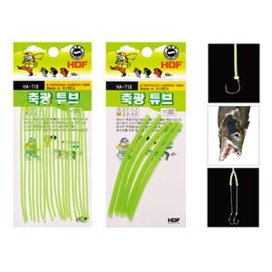 해동조구사 야광 튜브 축광 도료 클립 핀도래 압착기 갈치 낚시채비 쭈꾸미 에기 야광봉돌 문어 채비 애기