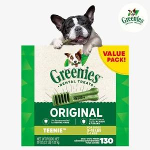 그리니즈 티니 밸류팩 1.02kg 130개입 / 강아지 치석 제거 껌 간식