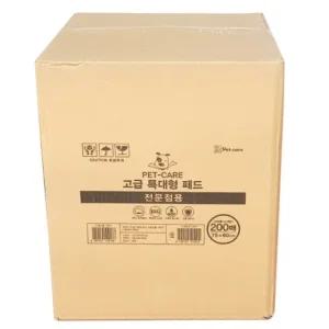 펫케어 고급 특대형 패드 전문점용 200매 : 강아지 대형견 배변판 화장실 대형 매트 소변 배변 훈련