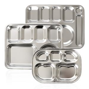 스텐식판 / 다이어트 어린이 성인 유아 식판