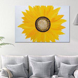 [트리빌리지] 복을 부르는 해바라기 유화 그림