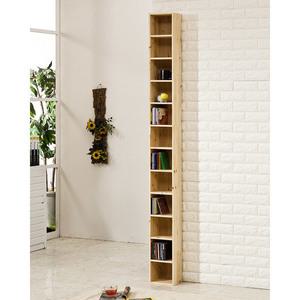 삼나무 타워형 틈새 CD장 12칸