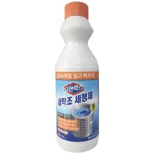 유한락스 세탁조세정제 500ml 1개 세탁기청소 세탁조크리너