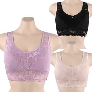 등을 감싸는 런닝형 브라 노와이어 인견 넓은 어깨끈 BR-3193