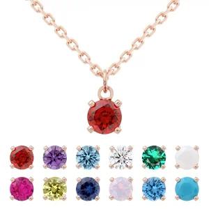 [미니아트]925 실버 은 체인 탄생석 큐빅 데일리 심플 레이어드 목걸이