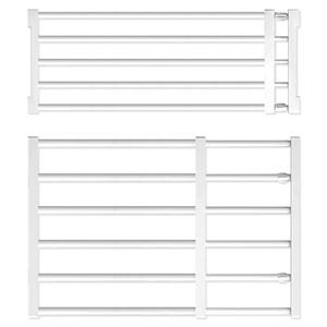 강아지 울타리 애견 안전문 펜스 방묘문 칸막이 펫도어 개문 견문 길이조절 압축선반 압축봉선반 24cm/42cm