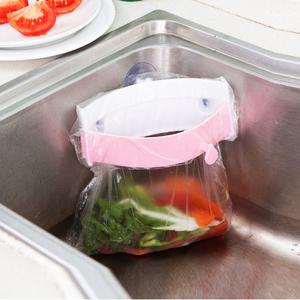씽크대 음식물쓰레기 봉투 홀더/ 밀폐가능 음식물쓰레기통