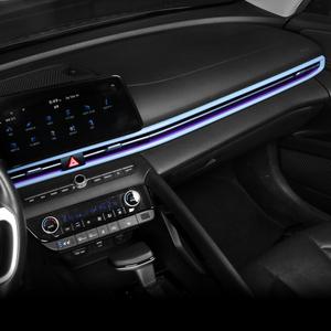 아반떼CN7 N 카본 몰딩 센터페시아 송풍구 커버 튜닝 용품