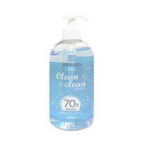 오릭스 클린앤클린 손소독제 520ml 3개