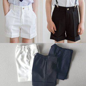 [키즈톡톡]아동 정장 바지- 반바지 (1-21호) 유아 어린이 키즈 남자아이 남아 주니어 돌 아기 베이비