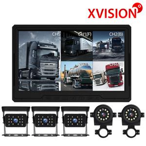 FULL HD 10인치 5채널 블랙박스 풀세트/화물차 대형차 후방카메라/카메라5개/K160