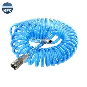 KPC 코일 에어호스(블루스카이) 특A급 8x5x7.5M / 카플러 콤프레샤 콤푸 컴프레셔 타카 에어건 에어호수
