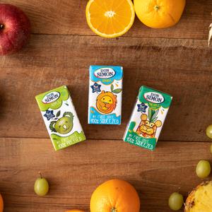 돈시몬 주스 125ml x 40팩 어린이음료 착즙 오렌지 사과 파인애플주스