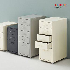 [한샘] NEW 마카롱 철제 5단 서랍장