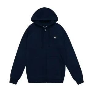 언더아머 UA 라이벌 플리스 기모 남성 후드 집업 네이비 1357111-408